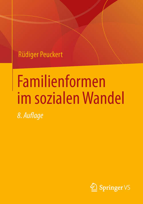 Book cover of Familienformen im sozialen Wandel