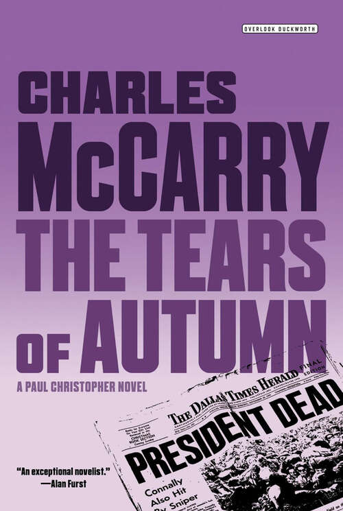 Book cover of Tears of Autumn: A Paul Christopher Novel