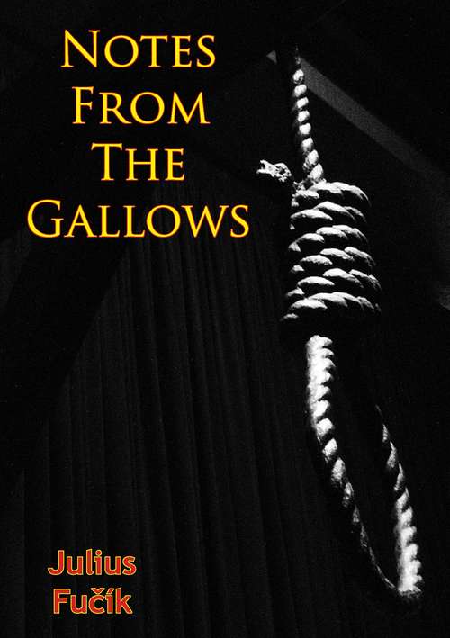 Book cover of Notes from the Gallows