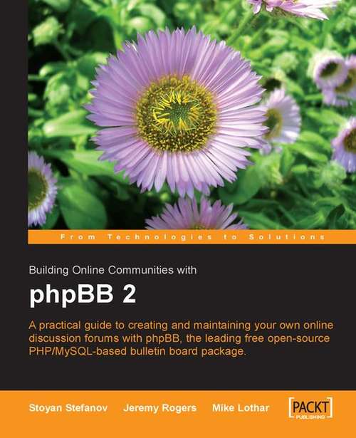 Book cover of Building Online Communities with phpBB