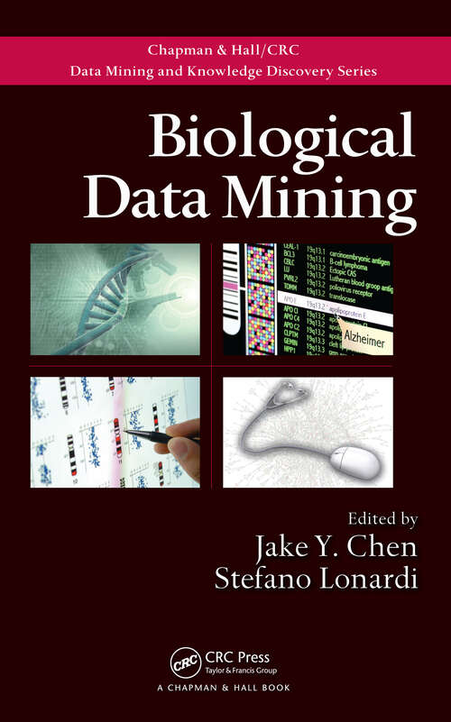 Book cover of Biological Data Mining (1) (Chapman & Hall/CRC Data Mining and Knowledge Discovery Series)