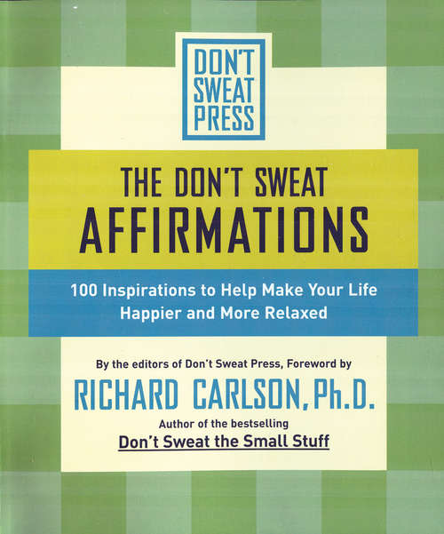 Book cover of The Don't Sweat Affirmations