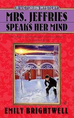 Book cover of Mrs. Jeffries Speaks Her Mind