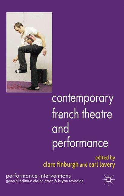 Book cover of Contemporary French Theatre and Performance