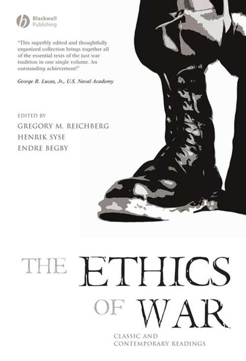 Book cover of The Ethics Of War: Classic And Contemporary Readings