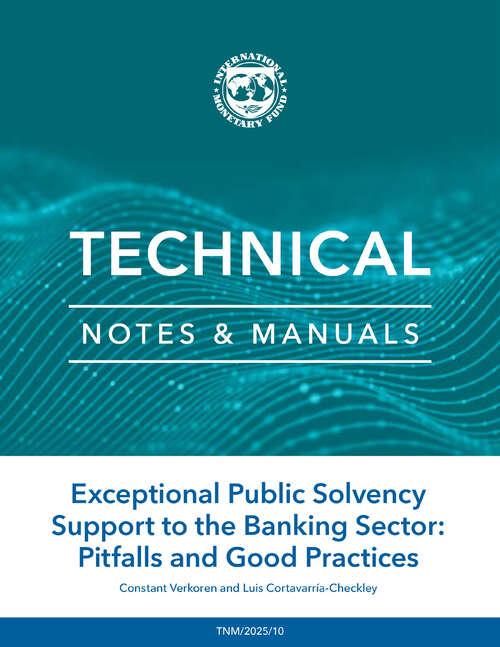 Book cover of Exceptional Public Solvency Support to the Banking Sector: Pitfalls and Good Practice