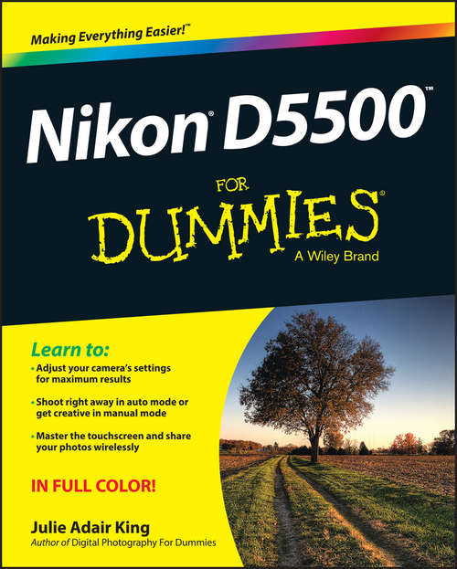 Book cover of Nikon D5500 For Dummies