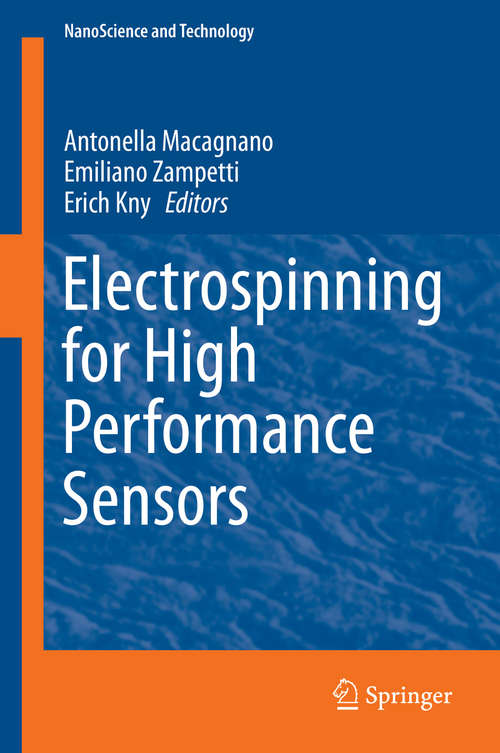Book cover of Electrospinning for High Performance Sensors