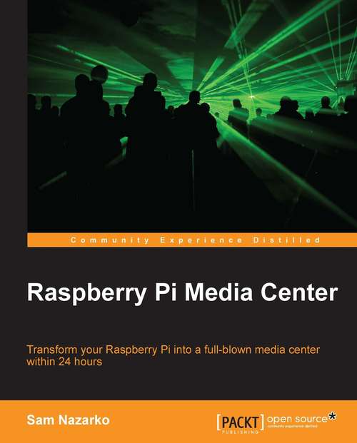 Book cover of Raspberry Pi Media Center