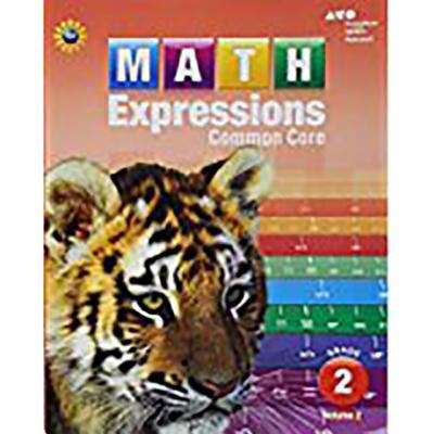 Book cover of Math Expressions, Common Core, Grade 2, Volume 2
