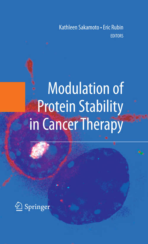 Book cover of Modulation of Protein Stability in Cancer Therapy