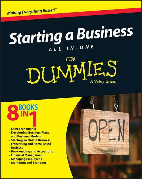 Book cover of Starting a Business All-In-One For Dummies