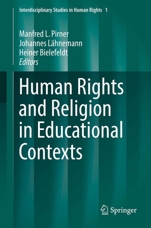 Book cover of Human Rights and Religion in Educational Contexts