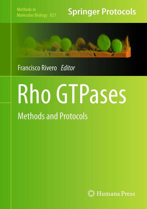 Book cover of Rho GTPases