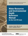 PPI Water Resources and Environmental Depth Reference Manual for the Civil PE Exam eText - 1 Year