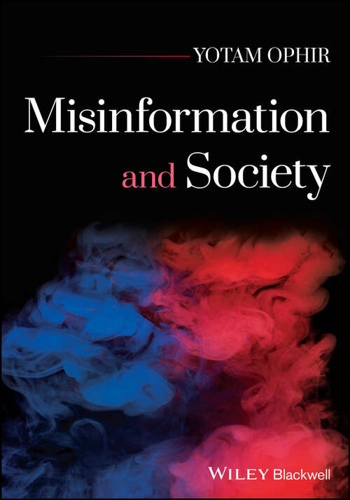 Book cover of Misinformation and Society