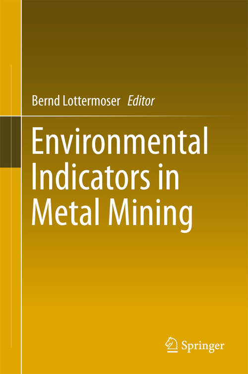 Book cover of Environmental Indicators in Metal Mining