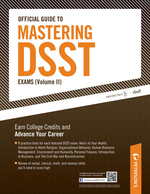 Book cover of Official Guide to Mastering DSST Exams Volume II