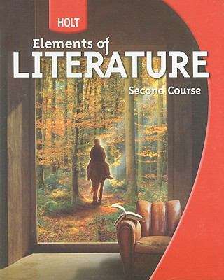 Book cover of Holt Elements of Literature, Second Course