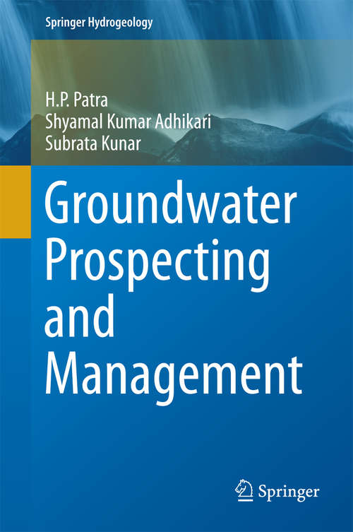 Book cover of Groundwater Prospecting and Management