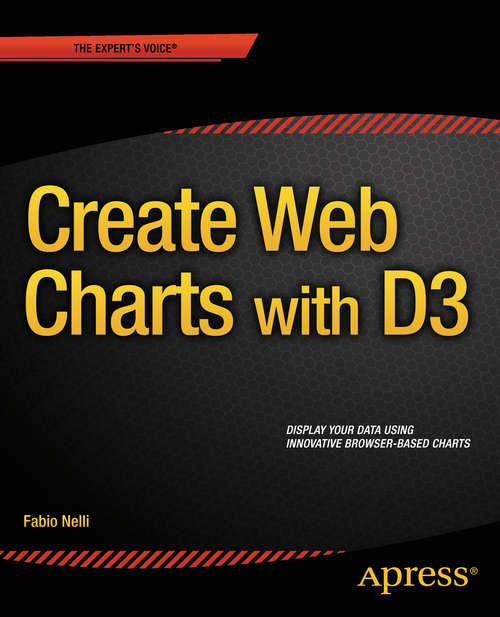 Book cover of Create Web Charts with D3