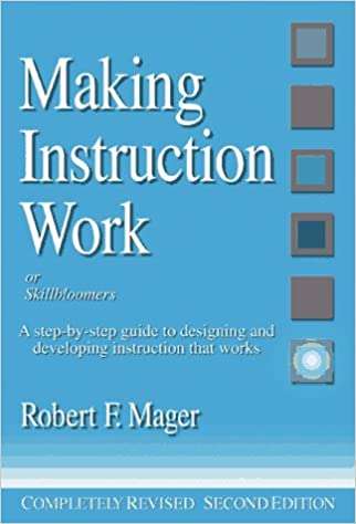 Making Instruction Work: Or Skillbloomers: A Step-By-Step Guide to Designing and Developing Instruction That Works