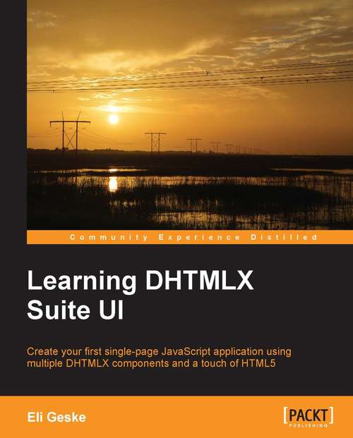 Book cover of Learning DHTMLX Suite UI