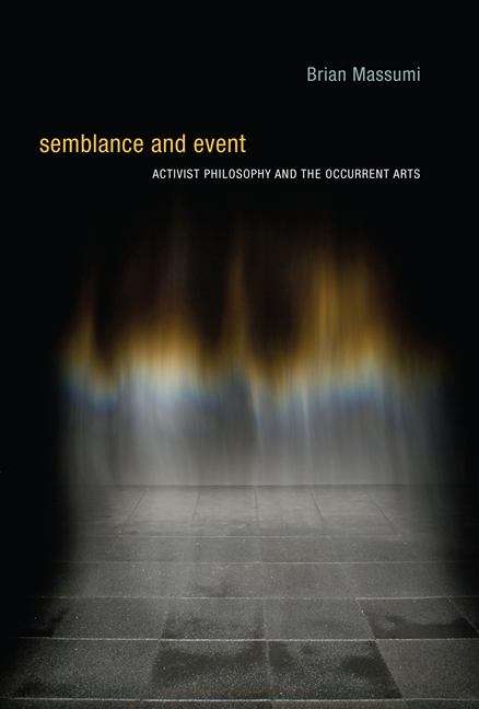 Book cover of Semblance and Event