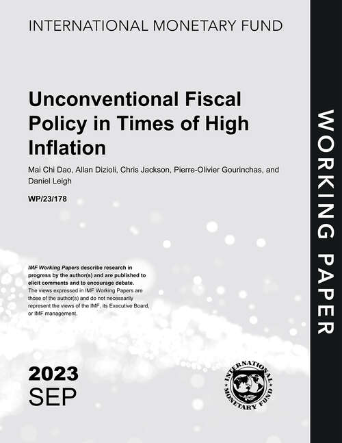 Book cover of Unconventional Fiscal Policy in Times of High Inflation (Imf Working Papers)