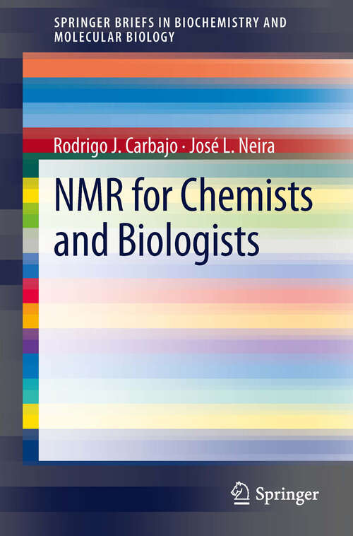 Book cover of NMR for Chemists and Biologists