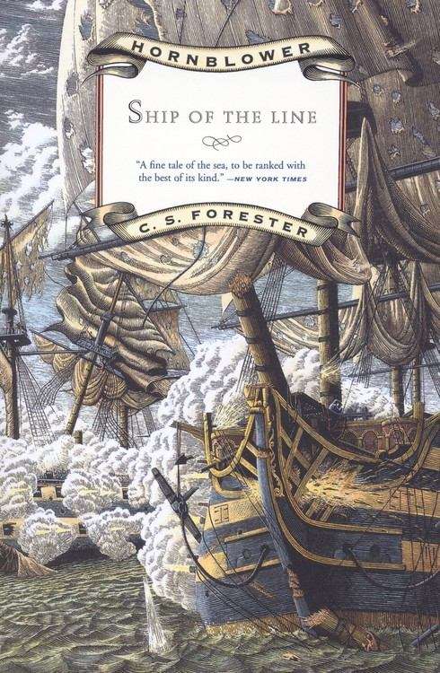 Book cover of Ship of the Line (The Hornblower Saga, Book #2)