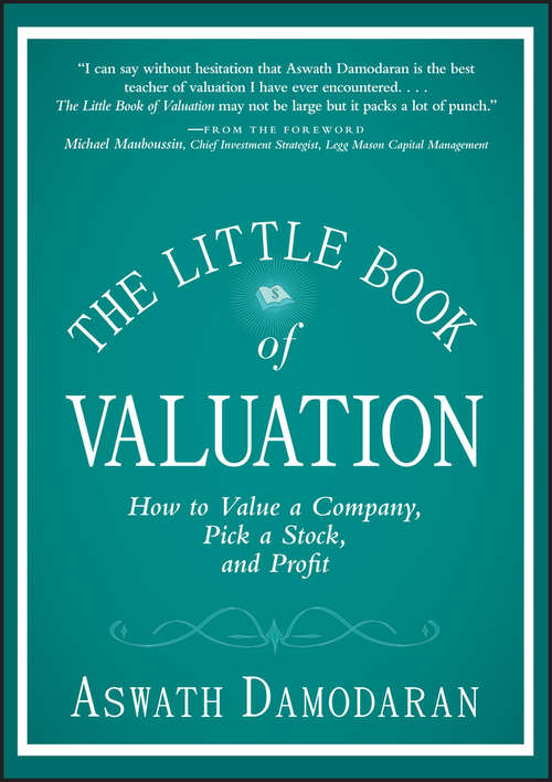 Book cover of The Little Book of Valuation