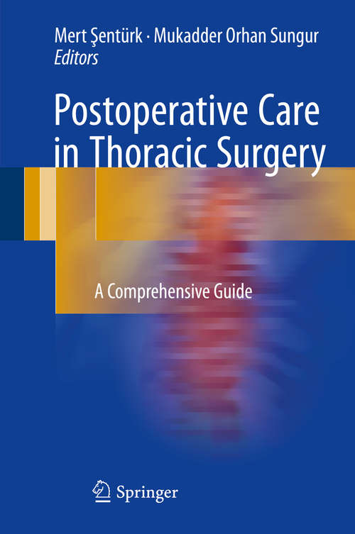 Book cover of Postoperative Care in Thoracic Surgery