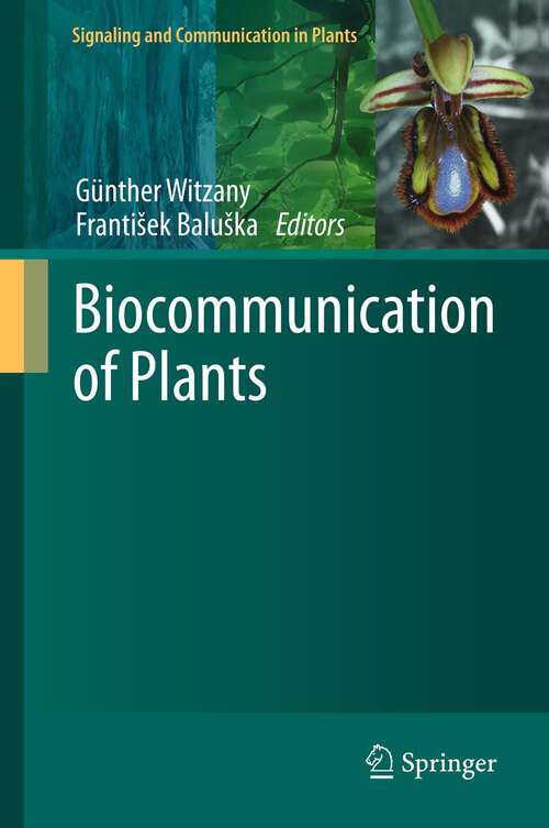 Book cover of Biocommunication of Plants