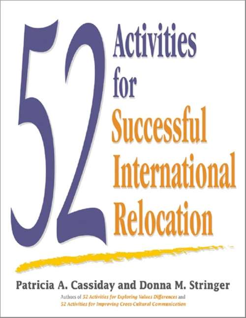 Book cover of 52 Activities for Successful International Relocation