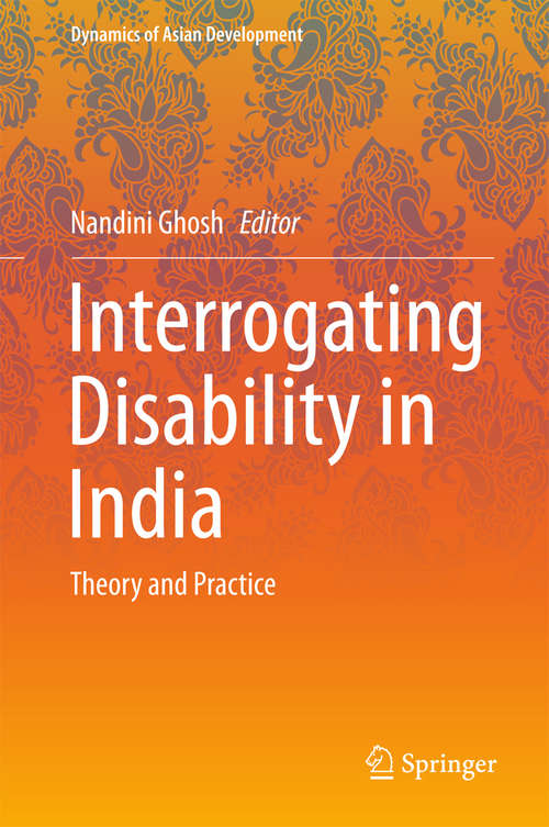 Book cover of Interrogating Disability in India