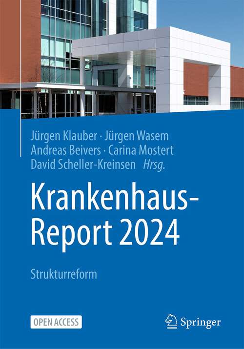 Book cover of Krankenhaus-Report 2024: Strukturreform (2024)