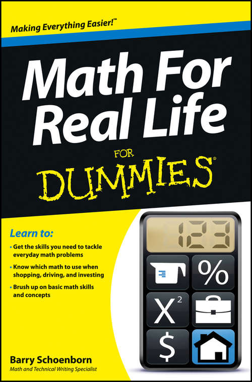 Book cover of Math For Real Life For Dummies