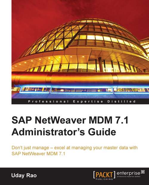 Book cover of SAP NetWeaver MDM 7.1 Administrator's Guide