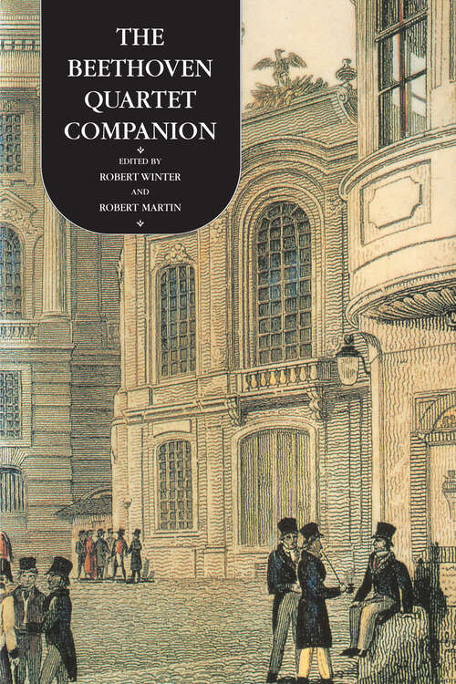 Book cover of The Beethoven Quartet Companion