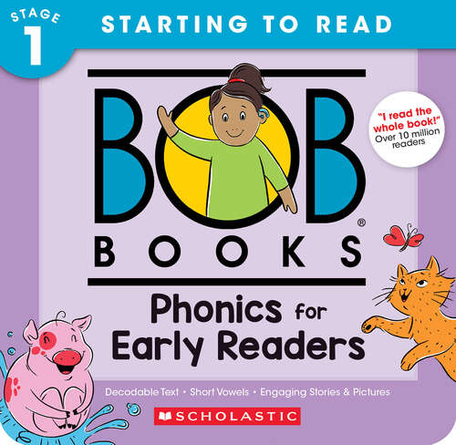 Book cover of Bob Books - Phonics for Early Readers | Phonics, Ages 4 and up, Kindergarten (Bob Books)