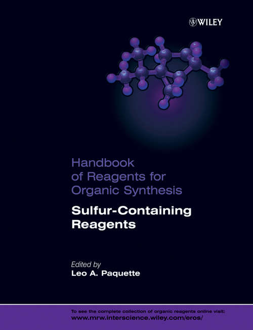 Book cover of Handbook of Reagents for Organic Synthesis, Sulfur-Containing Reagents