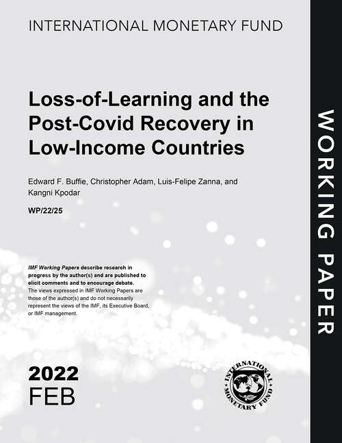 Loss-of-Learning and the Post-Covid Recovery in Low-Income Countries (Imf Working Papers)
