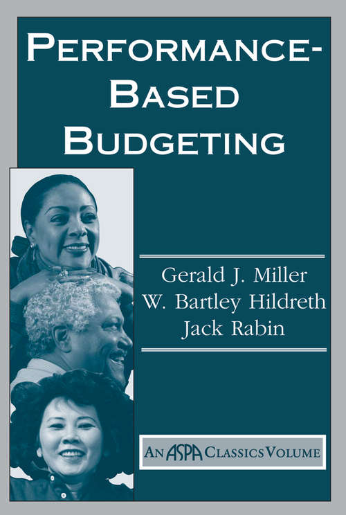 Book cover of Performance Based Budgeting