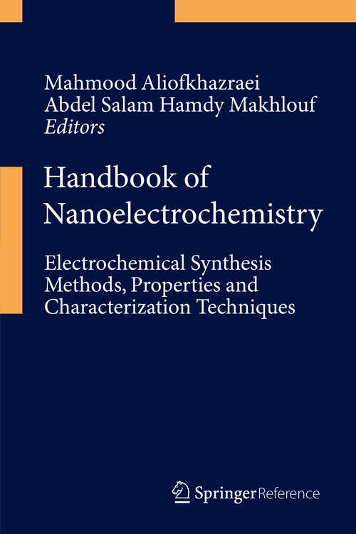 Book cover of Handbook of Nanoelectrochemistry