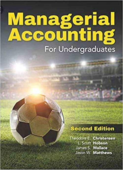 Managerial Accounting for Undergraduates