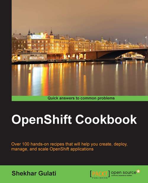 Book cover of OpenShift Cookbook