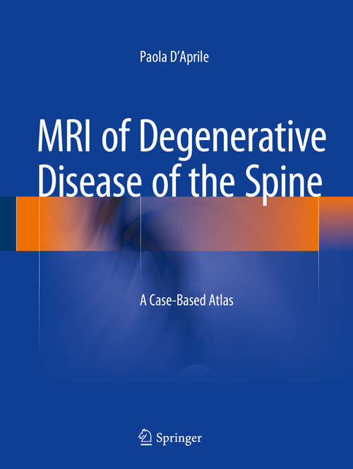 Book cover of MRI of Degenerative Disease of the Spine