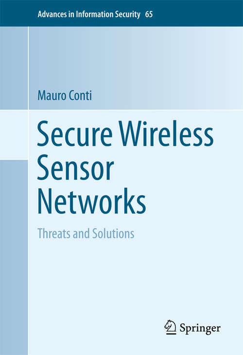 Book cover of Secure Wireless Sensor Networks
