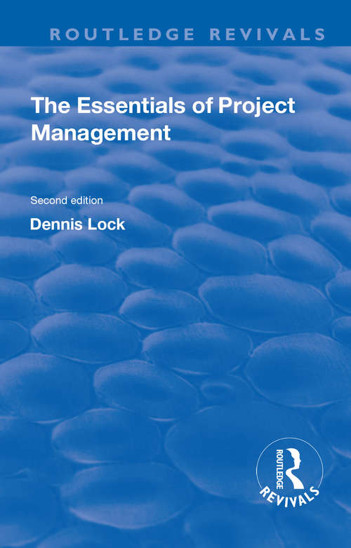 Book cover of The Essentials of Project Management